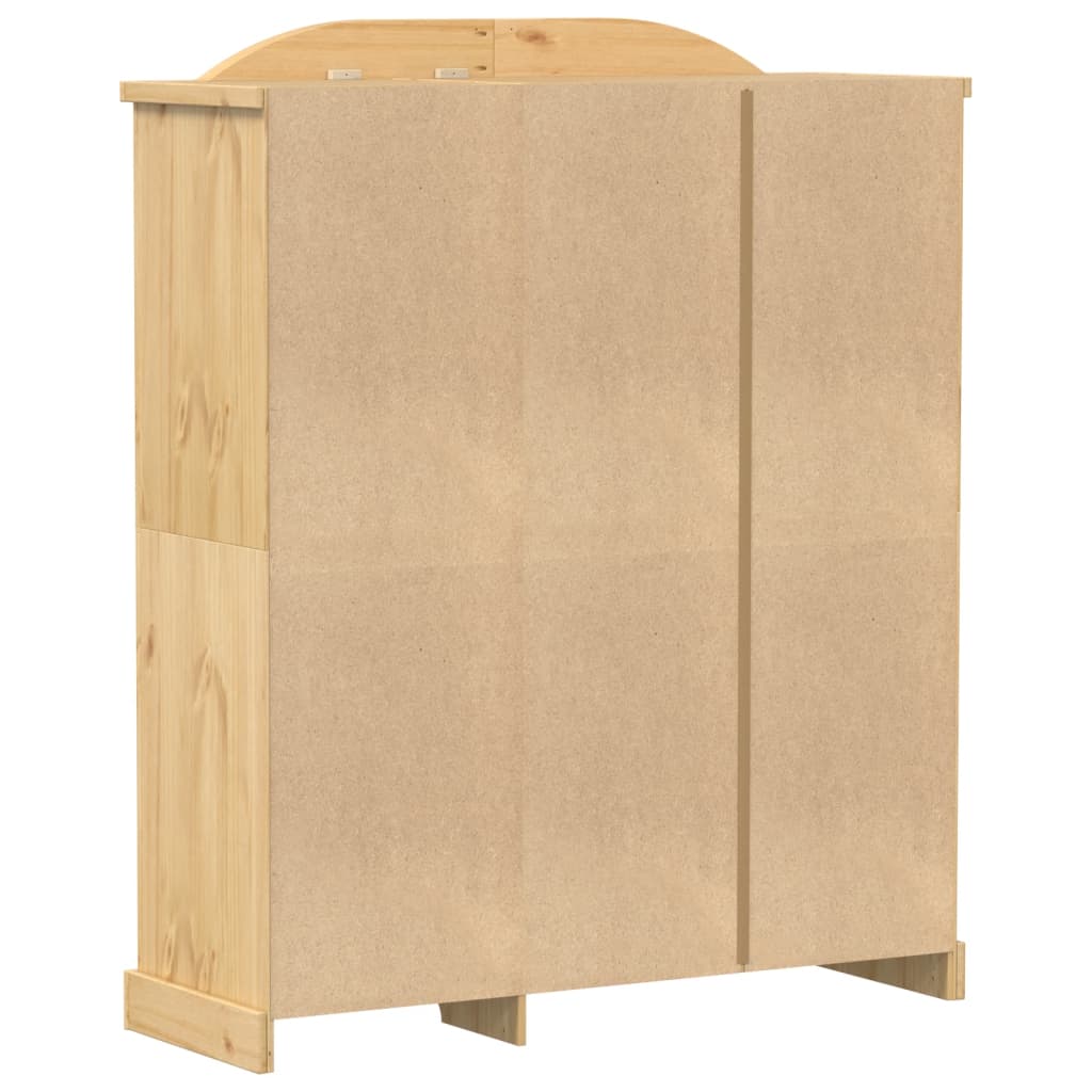 Garde-robe Corona 151,5x52x186 cm bois de pin massif - XIOS
