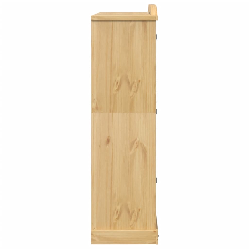 Garde-robe Corona 151,5x52x186 cm bois de pin massif - XIOS