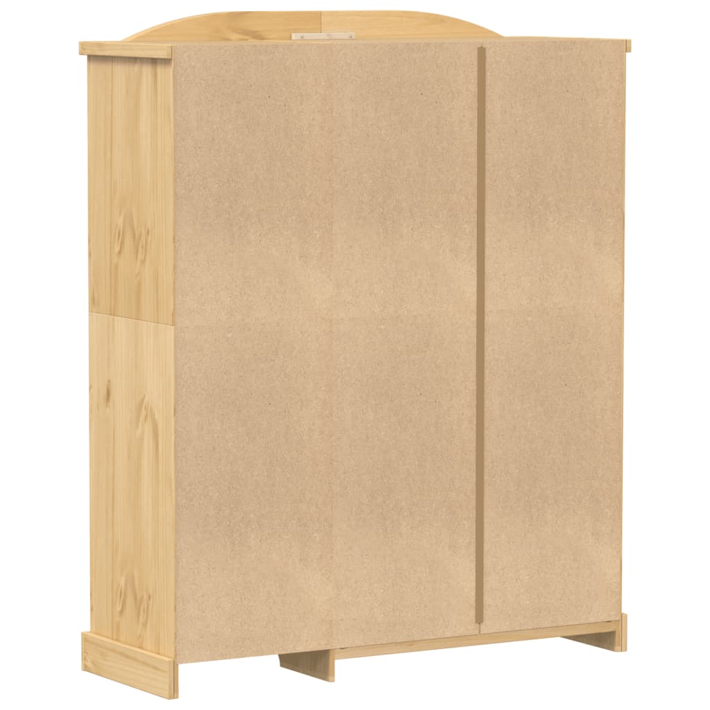 Garde-robe Corona 151,5x52x186 cm bois de pin massif - XIOS