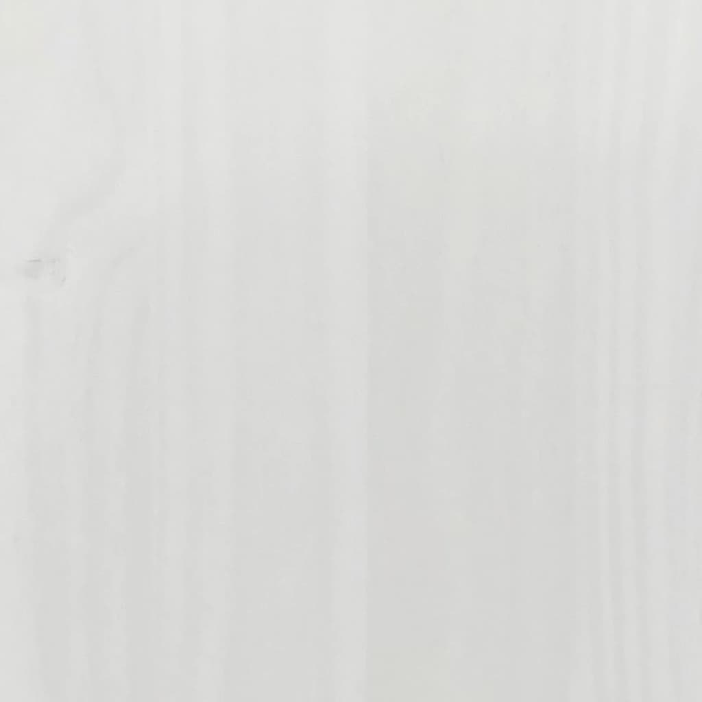 Garde-robe Corona blanc 151,5x52x186 cm bois de pin massif - XIOS