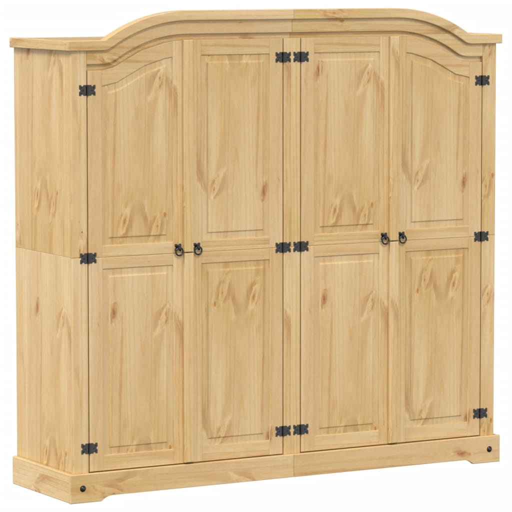 Garde-robe Corona 194x52x186 cm bois de pin massif - XIOS