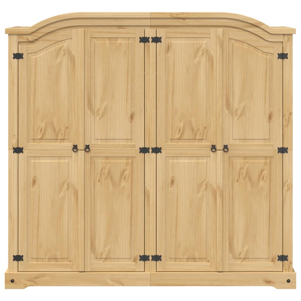 Garde-robe Corona 194x52x186 cm bois de pin massif - XIOS