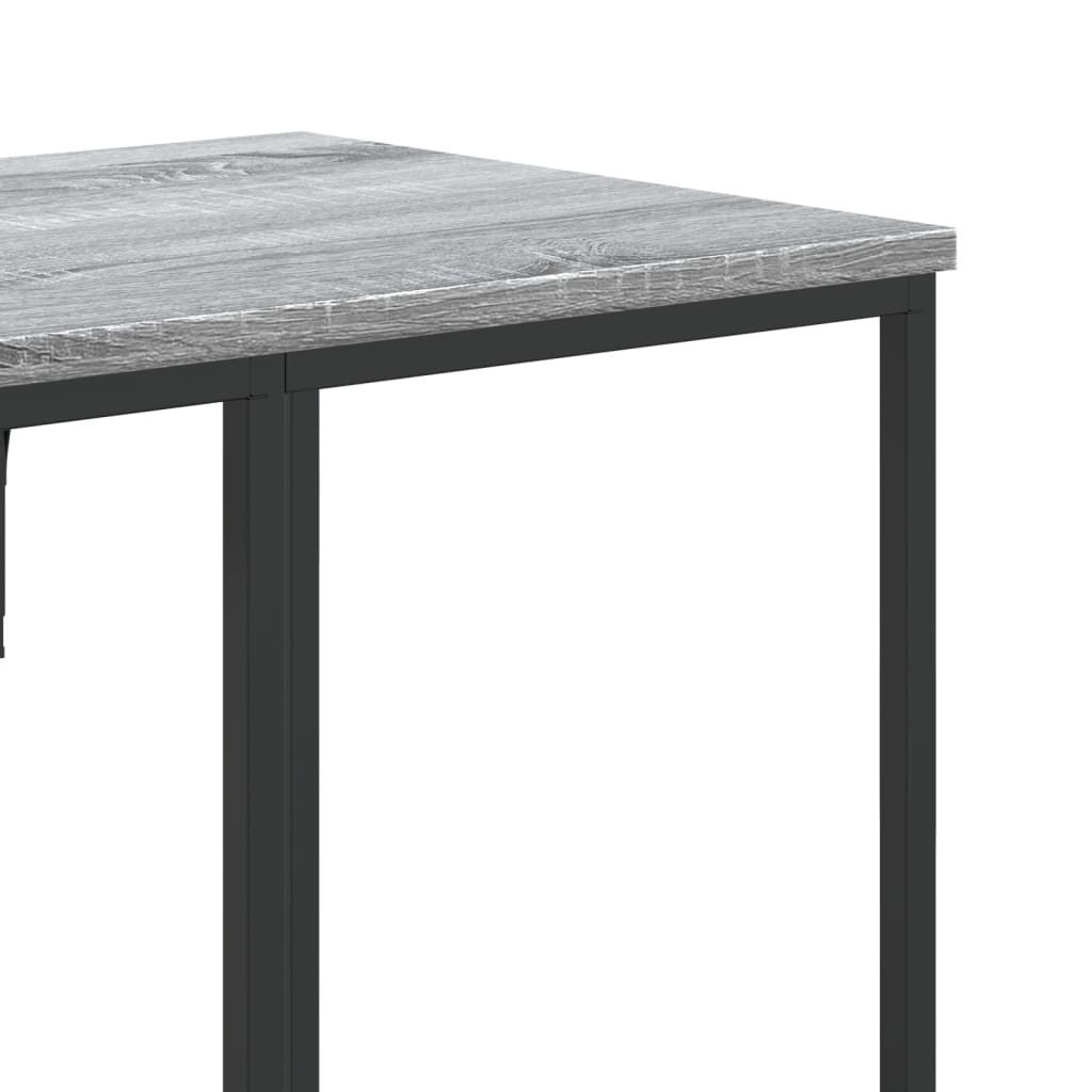 Porte-vêtements avec étagères sonoma gris bois d'ingénierie - XIOS