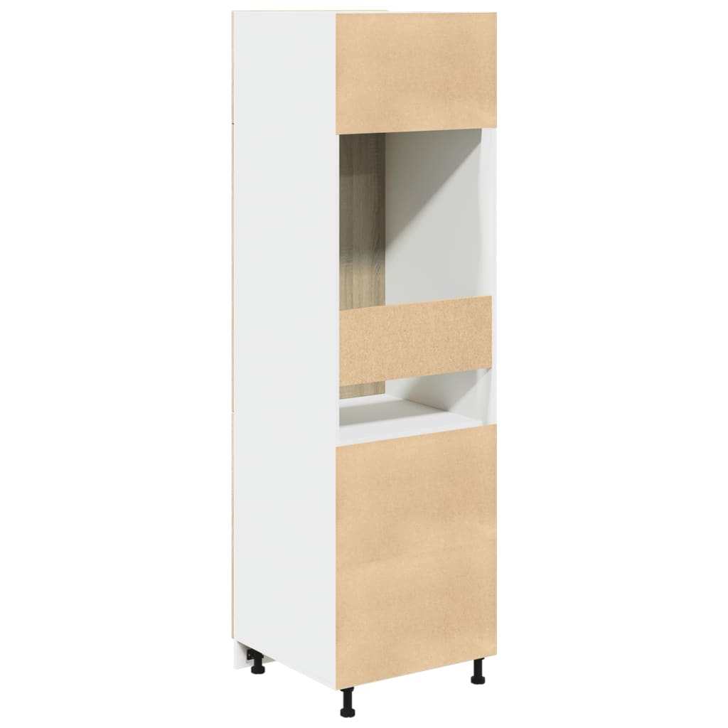 Armoire réfrigérée "Lyon" Chêne Sonoma 60 x 57 x 207 cm Bois d'ingénierie - XIOS