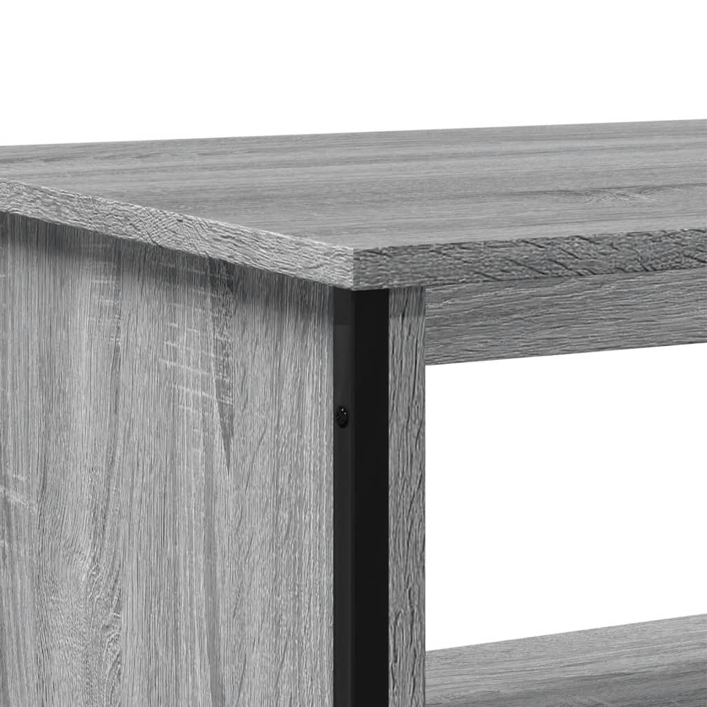 Table basse sonoma gris 100x51x40 cm bois d'ingénierie - XIOS