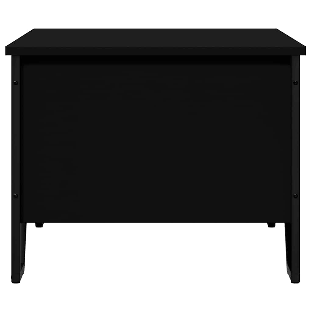 Table basse noir 100x51x40 cm bois d'ingénierie - XIOS