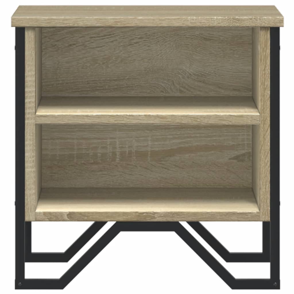 Tables de chevet 2pcs chêne sonoma 40x30x40cm bois d'ingénierie - XIOS
