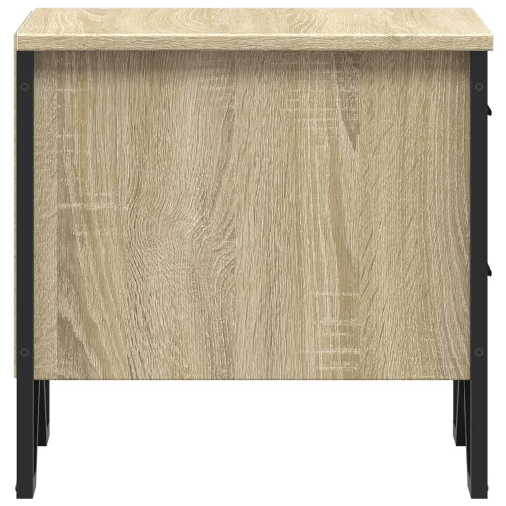 Table de chevet chêne sonoma 40x41x40 cm bois d'ingénierie - XIOS