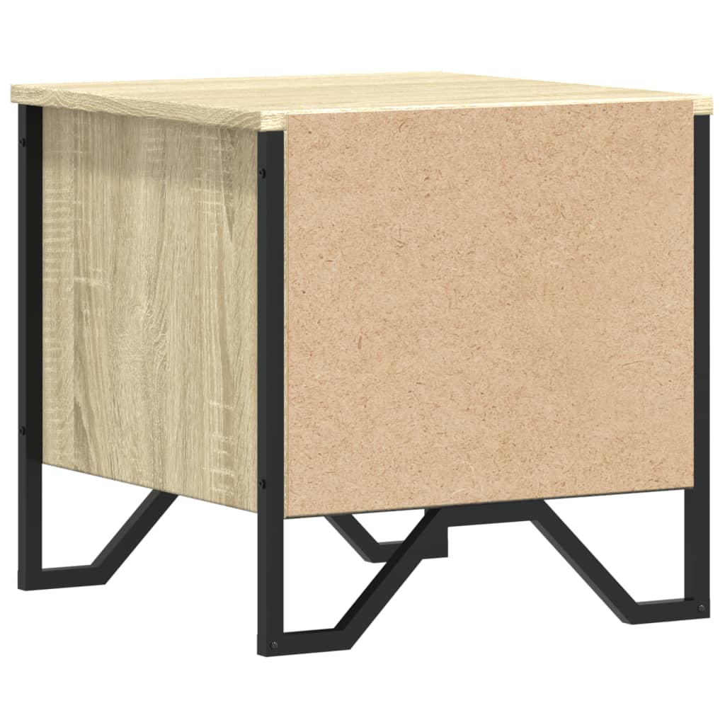 Table de chevet chêne sonoma 40x41x40 cm bois d'ingénierie - XIOS
