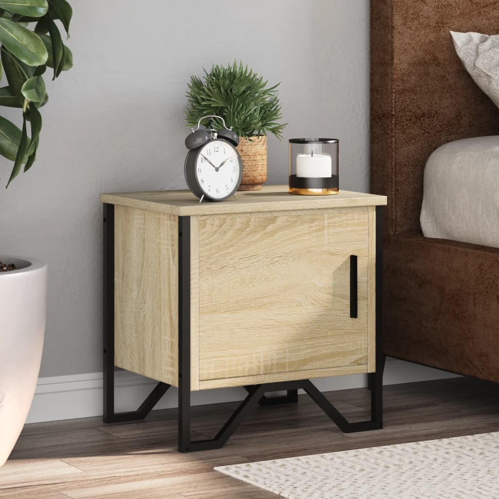 Tables de chevet 2 pcs Chêne sonoma 40 x 30 x 40 cm Aggloméré - XIOS