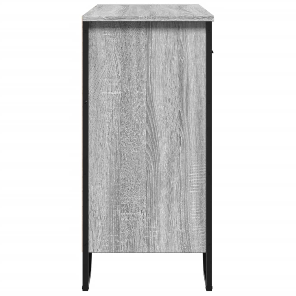 Buffet sonoma gris 79,5x35,5x74,5 cm bois d'ingénierie - XIOS