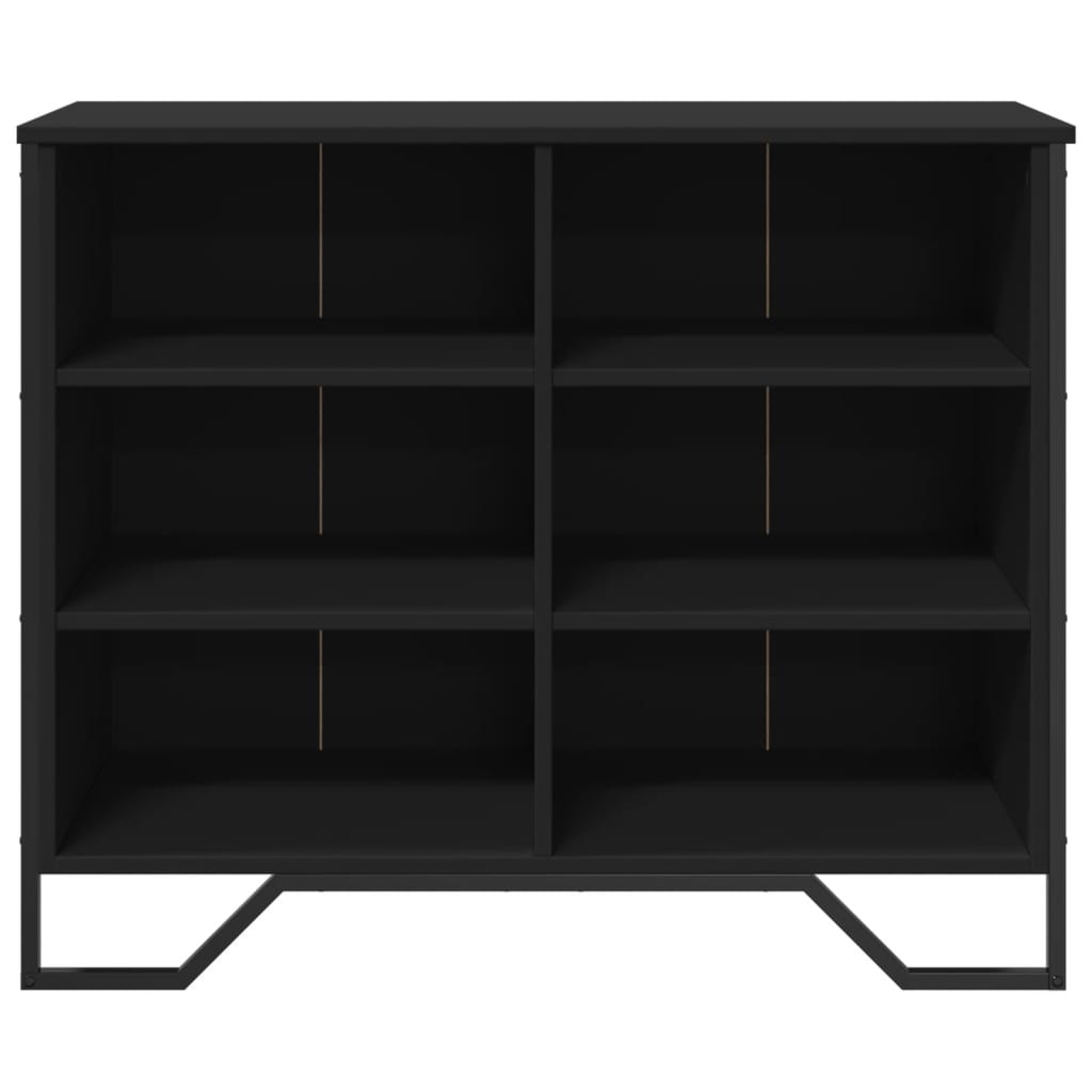 Buffet noir 91x35,5x74,5 cm bois d’ingénierie - XIOS