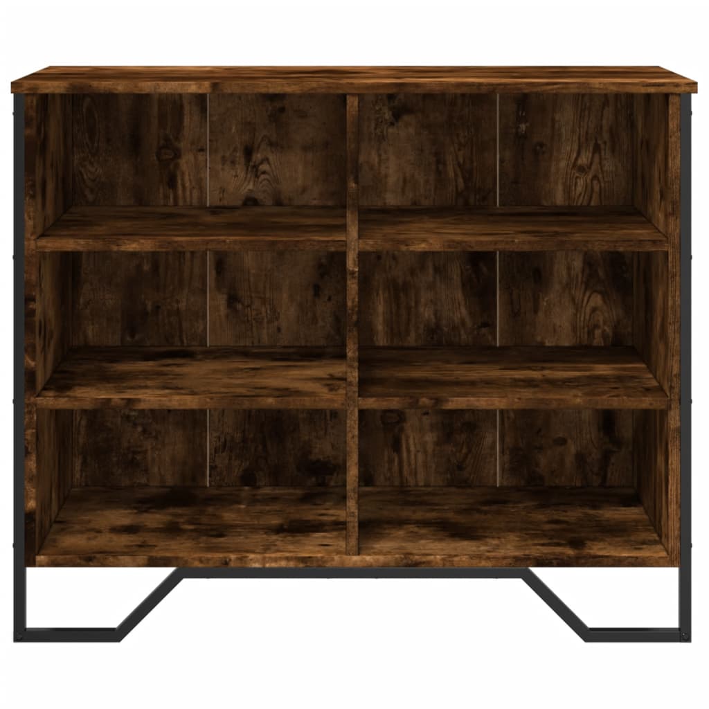 Buffet chêne fumé 91x35,5x74,5 cm bois d'ingénierie - XIOS