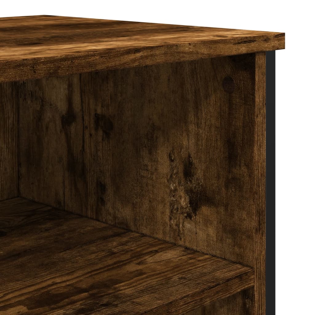 Buffet chêne fumé 91x35,5x74,5 cm bois d'ingénierie - XIOS