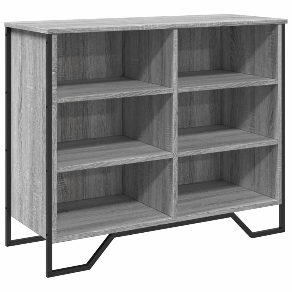 Buffet sonoma gris 91x35,5x74,5 cm bois d'ingénierie - XIOS