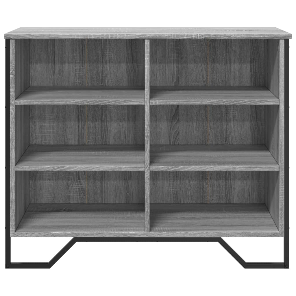 Buffet sonoma gris 91x35,5x74,5 cm bois d'ingénierie - XIOS