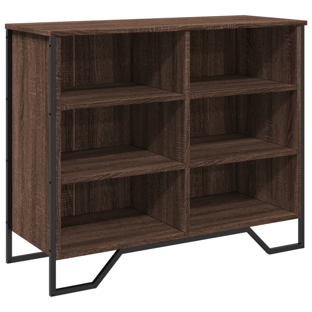 Buffet chêne marron 91x35,5x74,5 cm bois d'ingénierie - XIOS