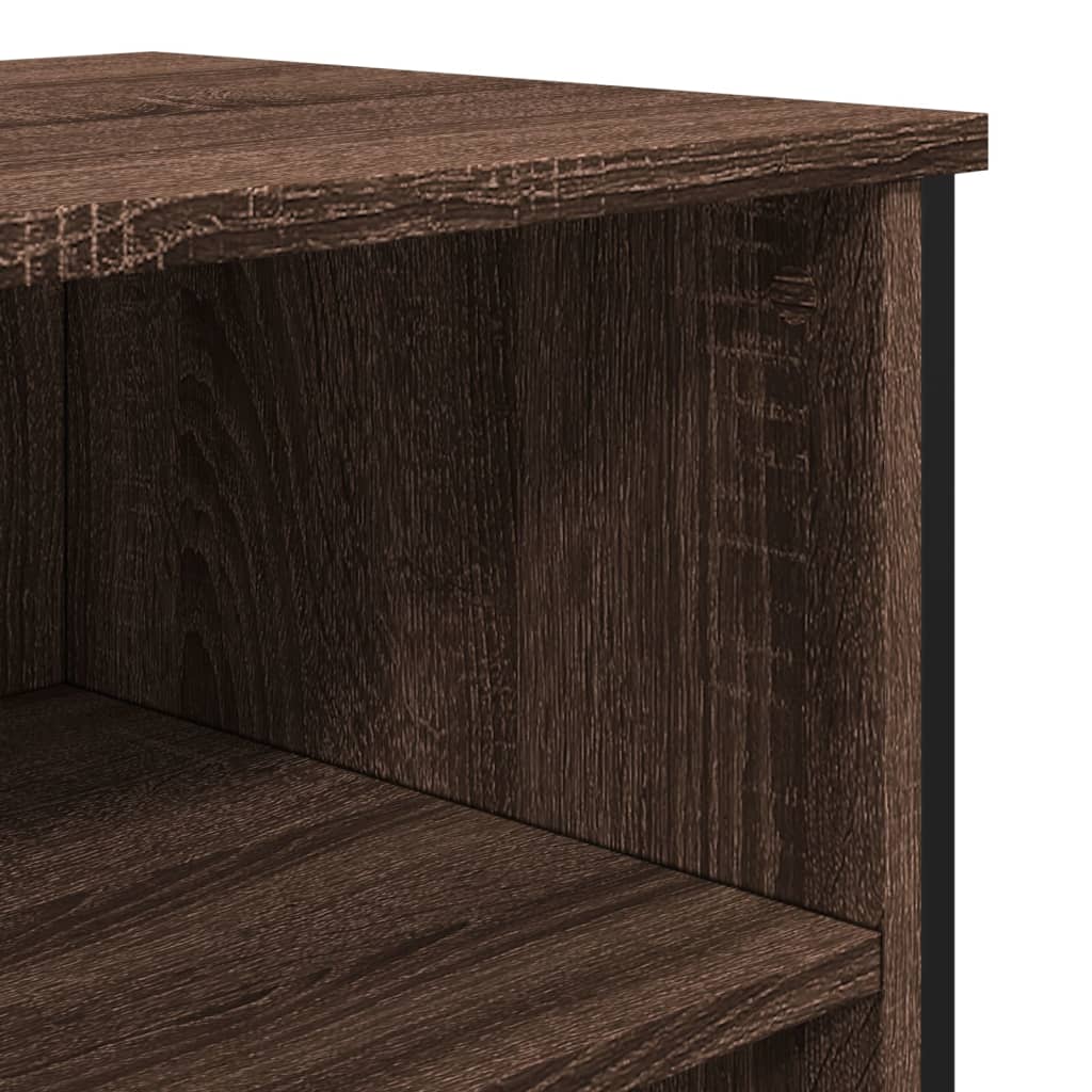 Buffet chêne marron 91x35,5x74,5 cm bois d'ingénierie - XIOS