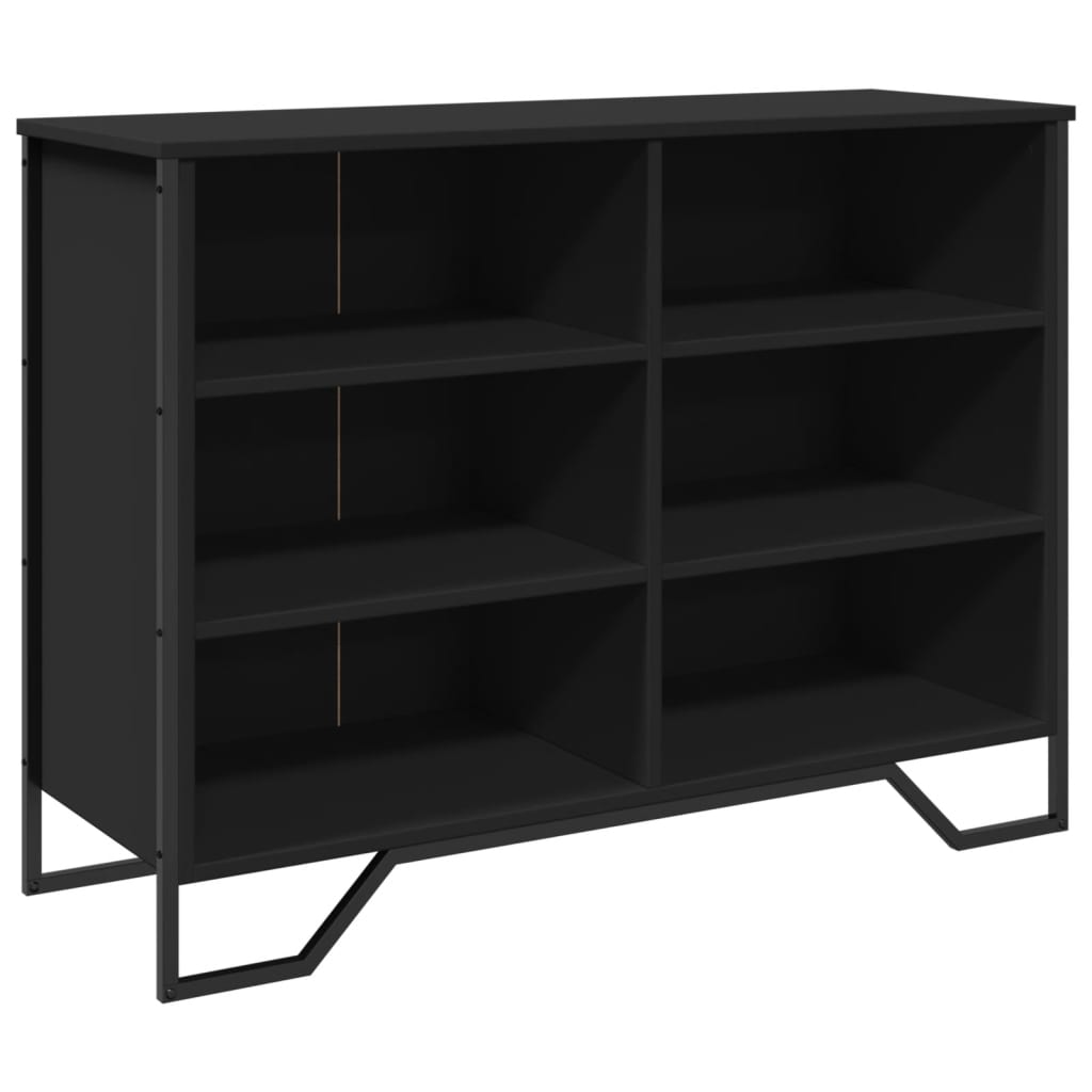 Buffet noir 101x35,5x74,5 cm bois d'ingénierie - XIOS
