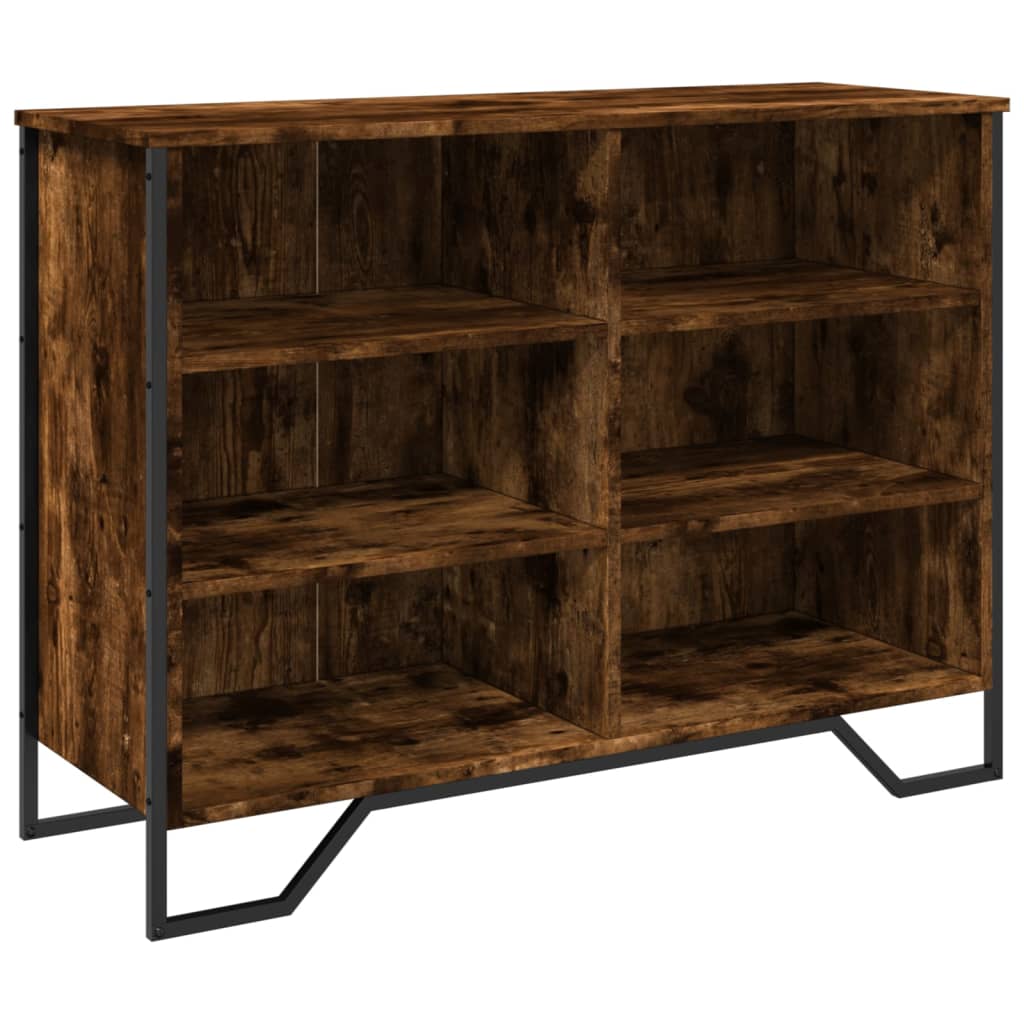 Buffet chêne fumé 101x35,5x74,5 cm bois d'ingénierie - XIOS