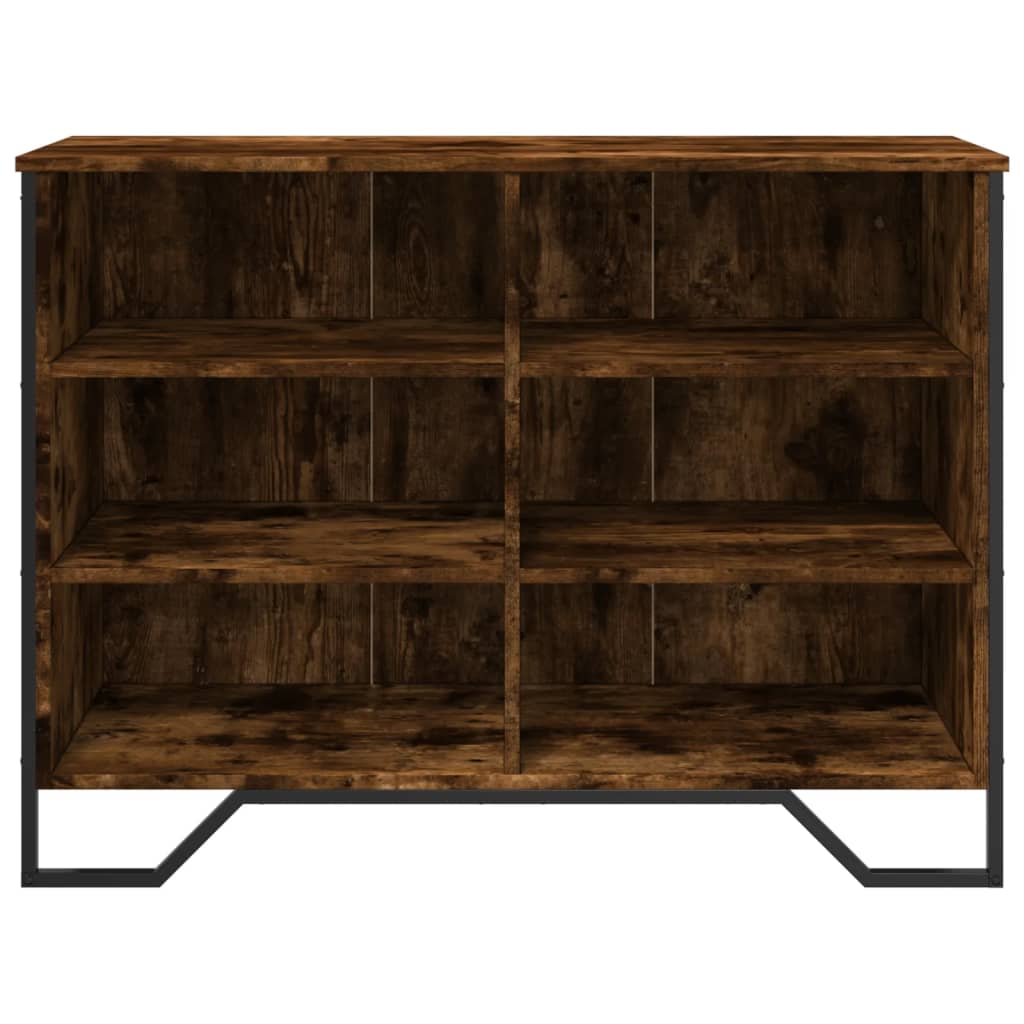 Buffet chêne fumé 101x35,5x74,5 cm bois d'ingénierie - XIOS