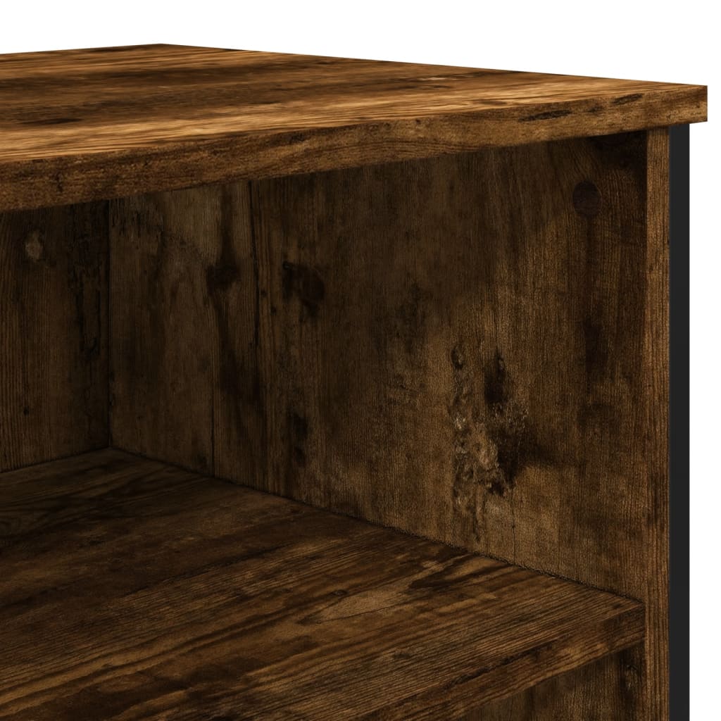 Buffet chêne fumé 101x35,5x74,5 cm bois d'ingénierie - XIOS