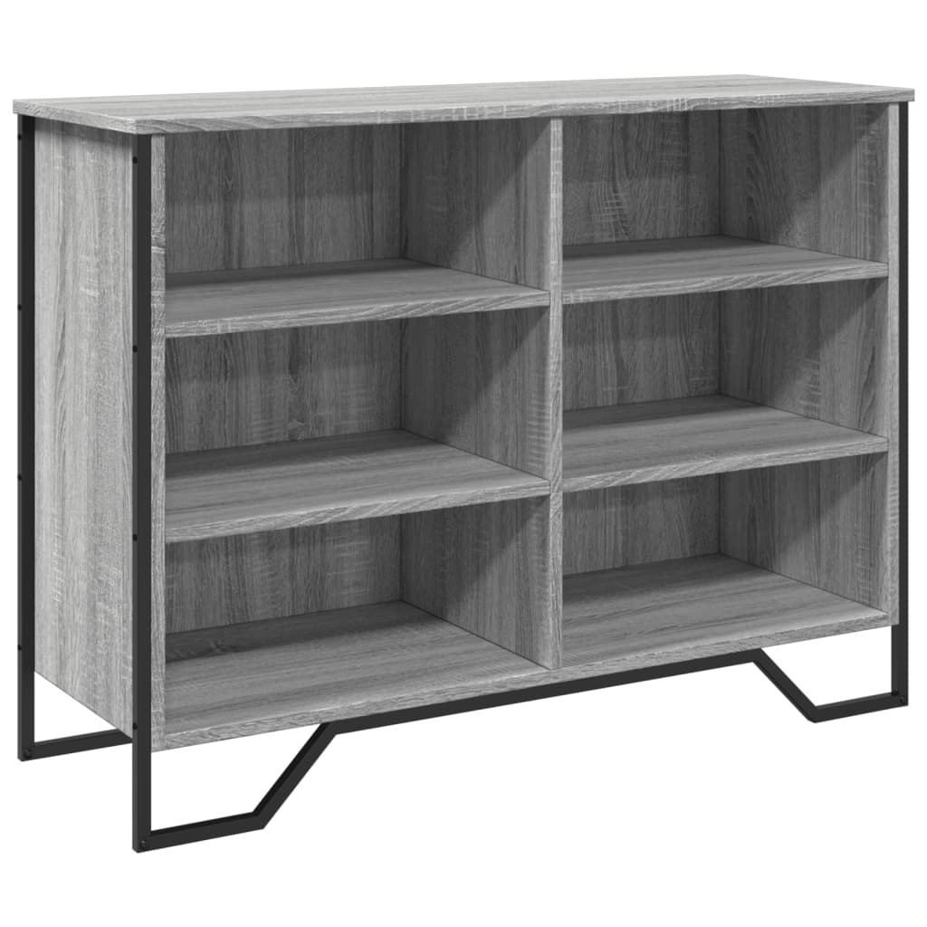 Buffet sonoma gris 101x35,5x74,5 cm bois d'ingénierie - XIOS