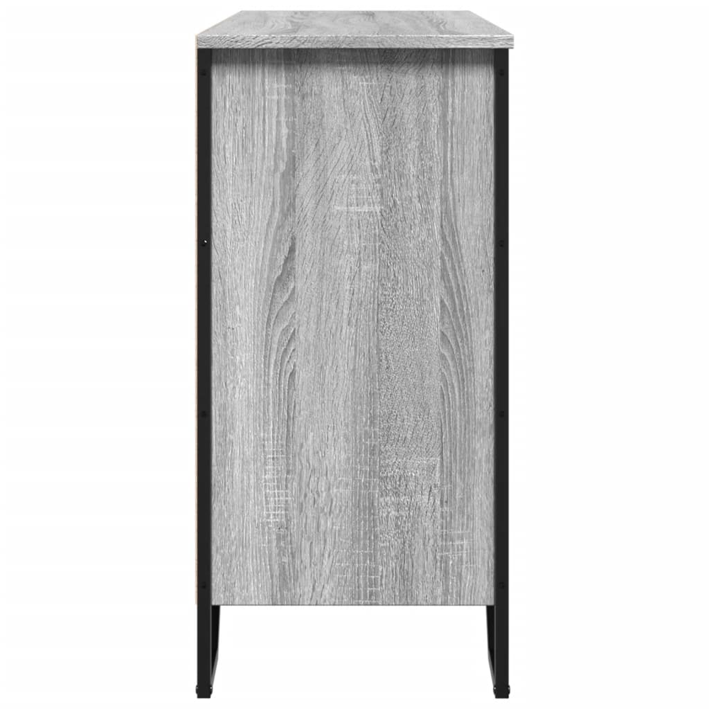 Buffet sonoma gris 101x35,5x74,5 cm bois d'ingénierie - XIOS
