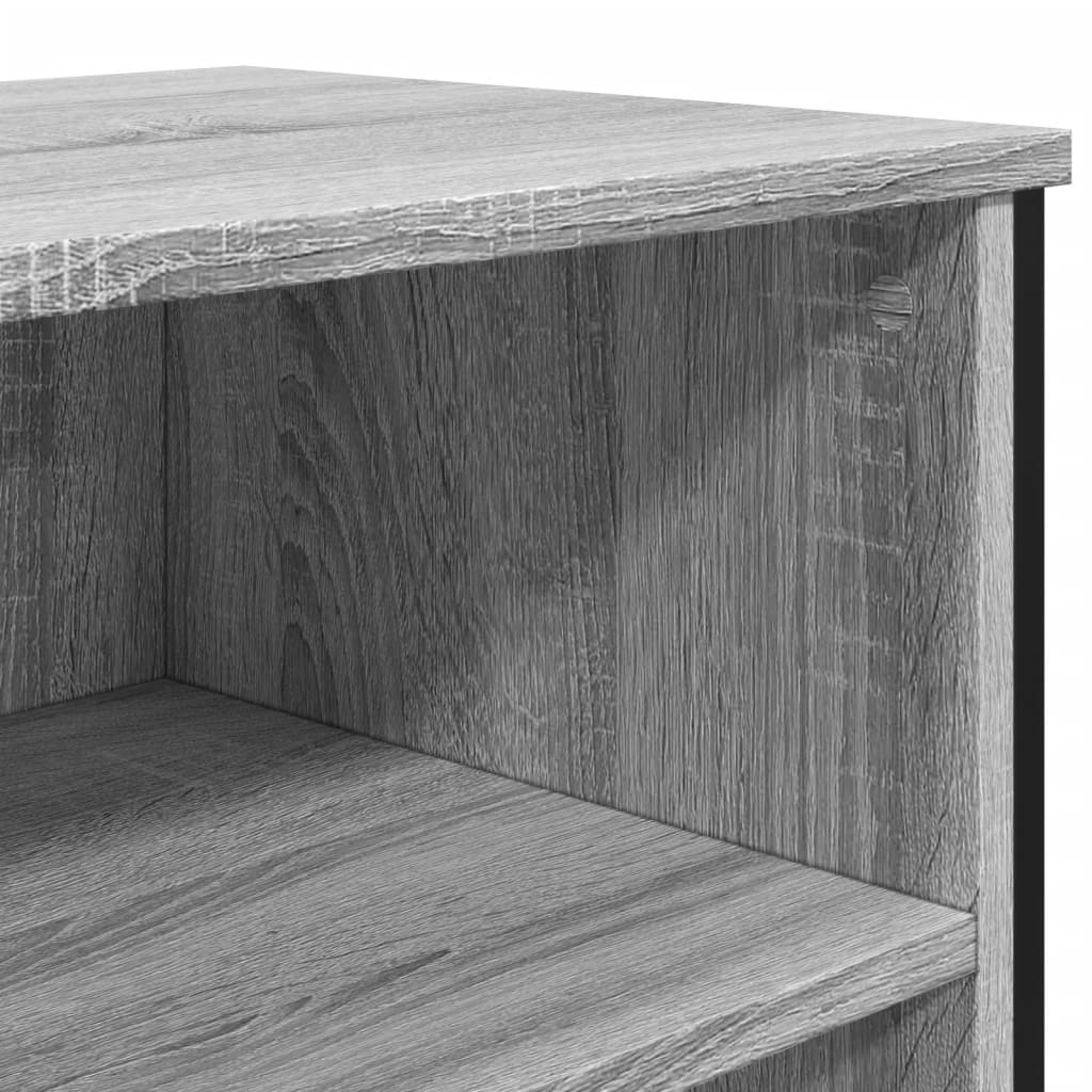 Buffet sonoma gris 101x35,5x74,5 cm bois d'ingénierie - XIOS