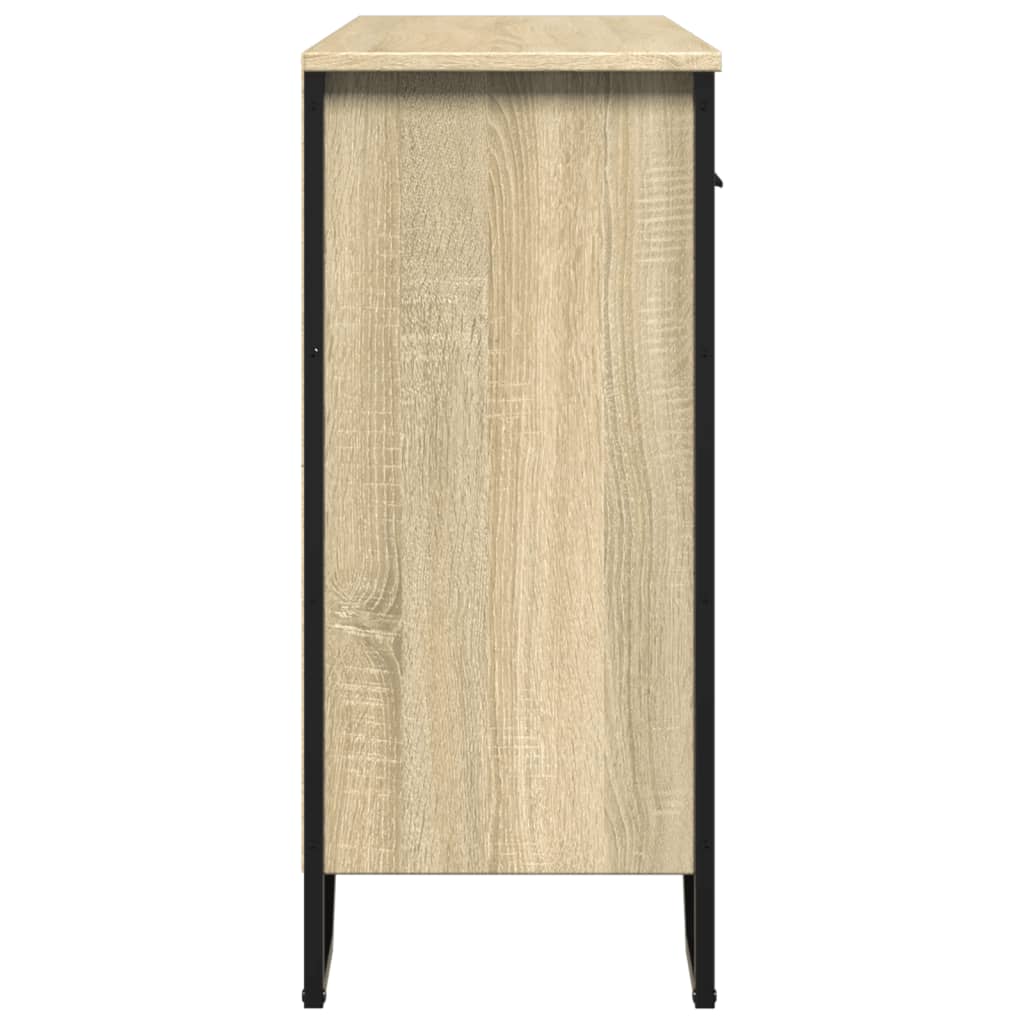 Buffet chêne sonoma 97x32,5x74,5 cm bois d'ingénierie - XIOS