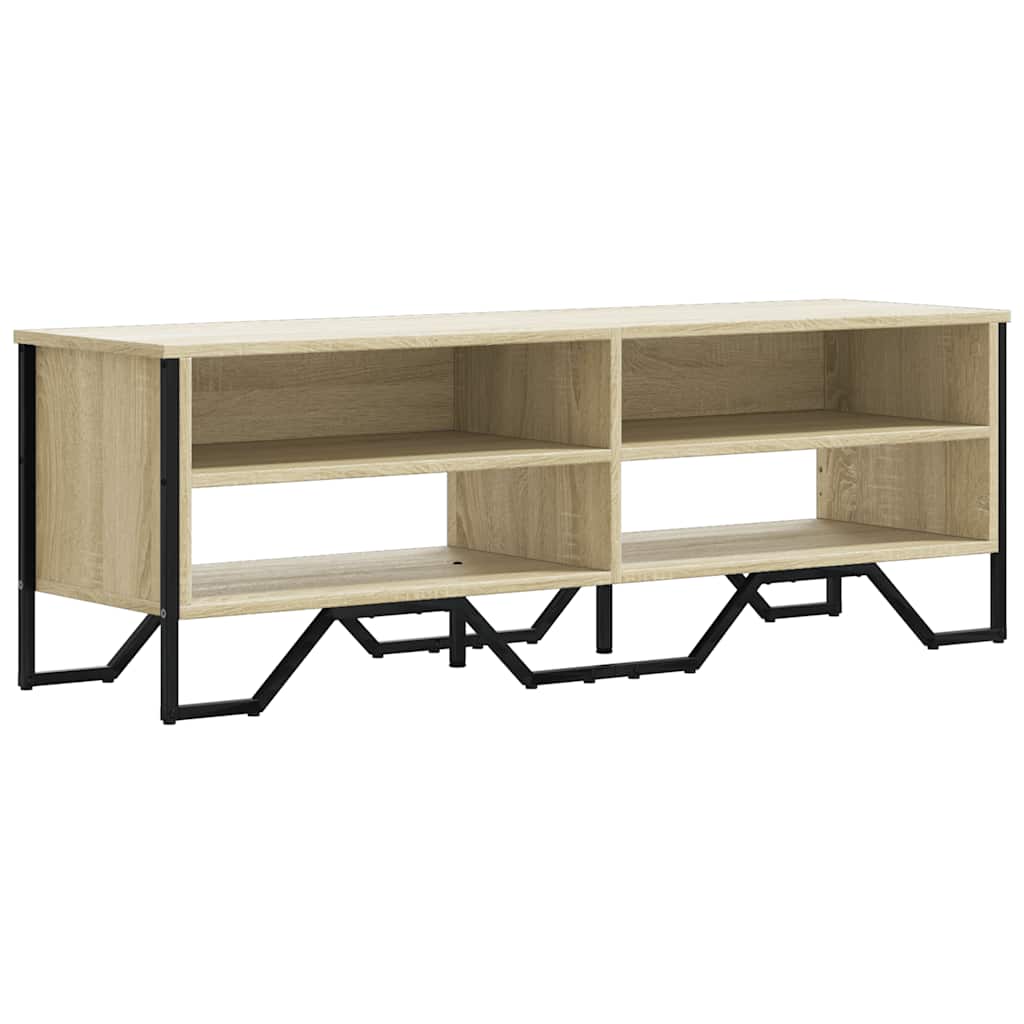 Meuble TV chêne sonoma 122x34x41 cm bois d'ingénierie - XIOS