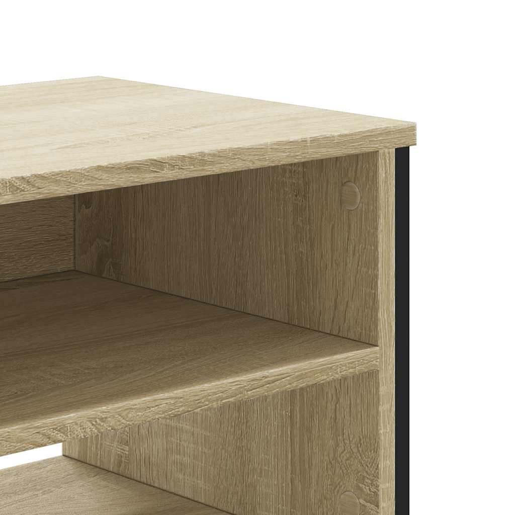 Meuble TV chêne sonoma 122x34x41 cm bois d'ingénierie - XIOS