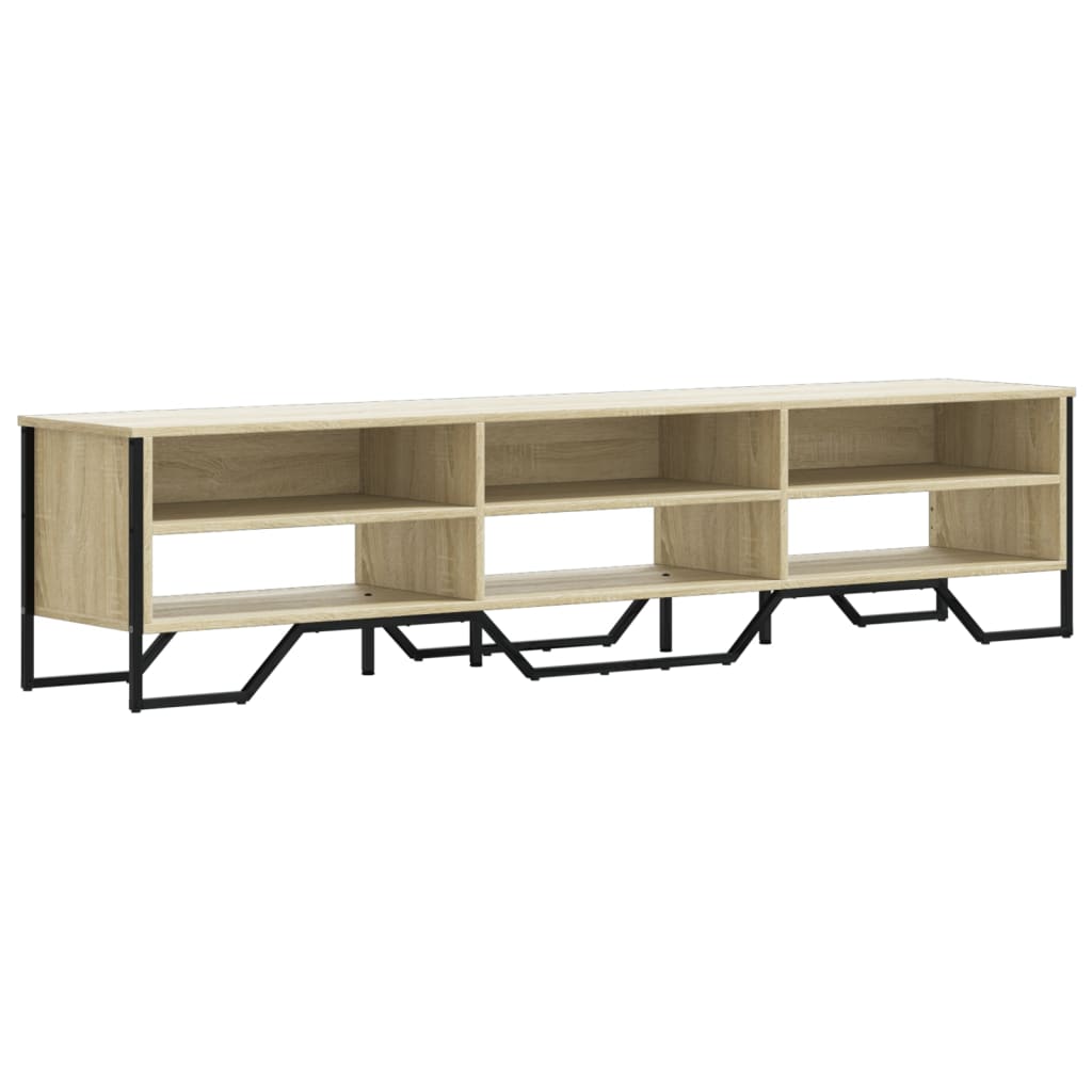 Meuble TV chêne sonoma 180x34x41 cm bois d'ingénierie - XIOS
