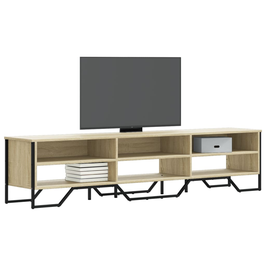 Meuble TV chêne sonoma 180x34x41 cm bois d'ingénierie - XIOS