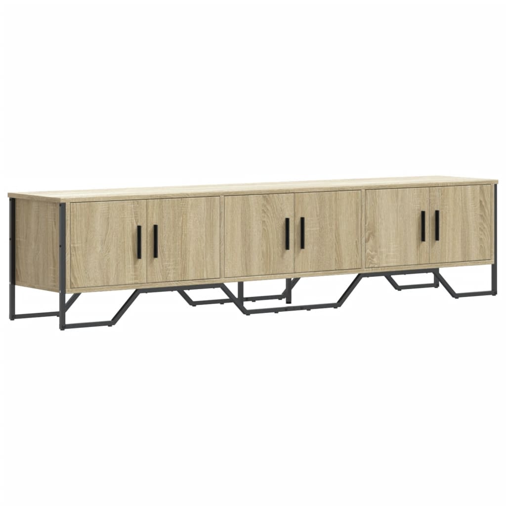 Meuble TV chêne sonoma 180x34x41 cm bois d'ingénierie - XIOS