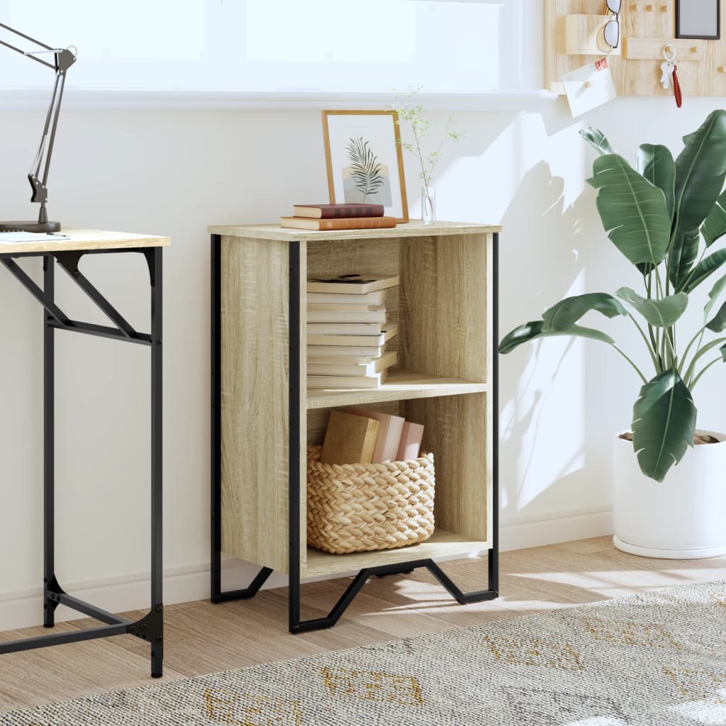 Bibliothèque chêne sonoma 50x31x74,5 cm bois d'ingénierie - XIOS