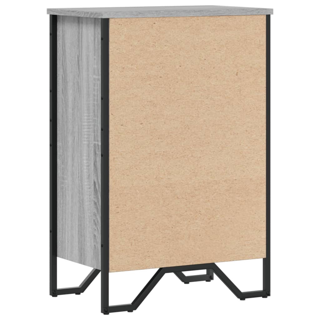 Bibliothèque sonoma gris 50x31x74,5 cm bois d'ingénierie - XIOS