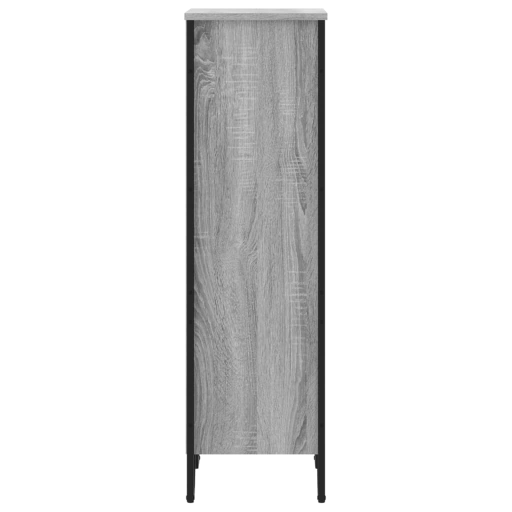 Bibliothèque sonoma gris 50x31x106 cm bois d'ingénierie - XIOS