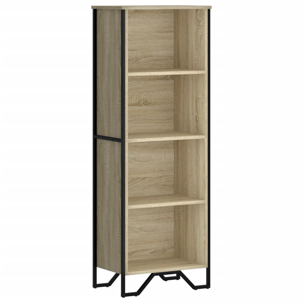 Bibliothèque chêne sonoma 50x31x137,5 cm bois d'ingénierie - XIOS