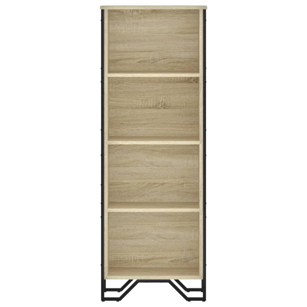 Bibliothèque chêne sonoma 50x31x137,5 cm bois d'ingénierie - XIOS