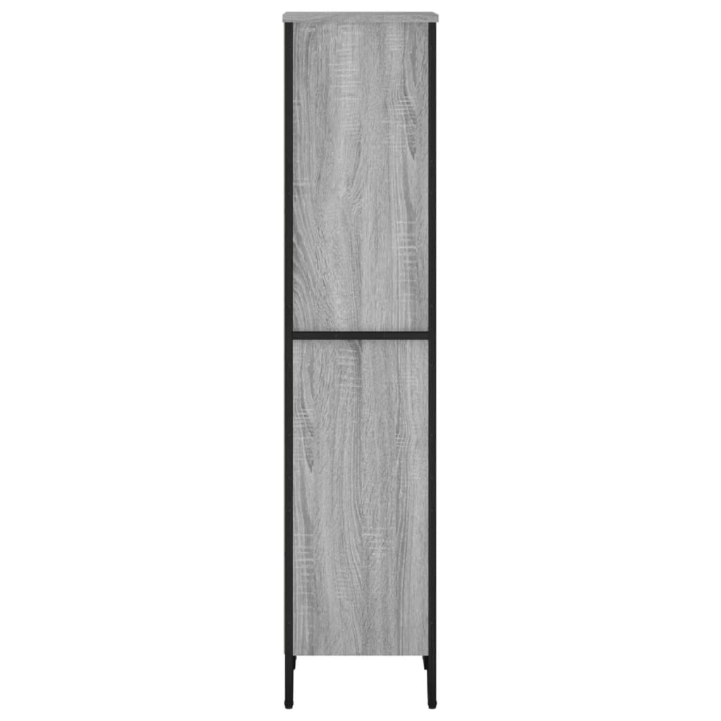 Bibliothèque sonoma gris 50x31x137,5 cm bois d'ingénierie - XIOS