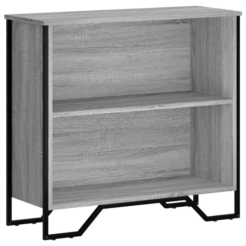 Bibliothèque sonoma gris 80x31x74,5 cm bois d'ingénierie - XIOS