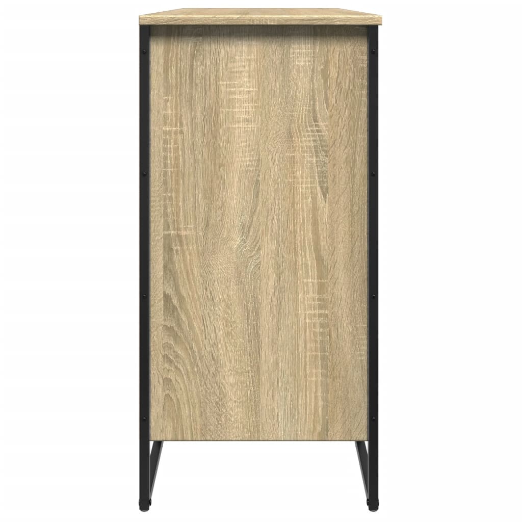 Armoire à chaussures chêne sonoma 80x38x78 cm bois d'ingénierie - XIOS