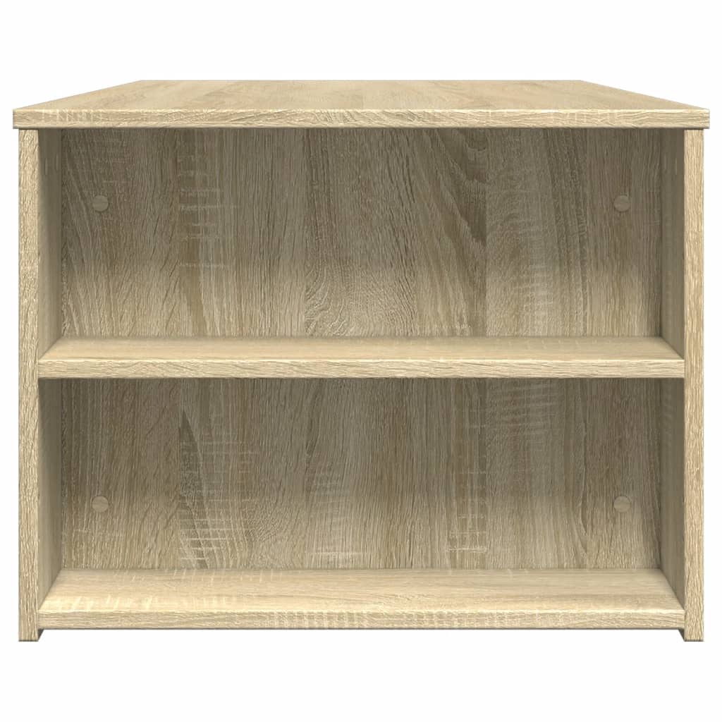 Table basse chêne sonoma 102x55x42 cm bois d'ingénierie - XIOS