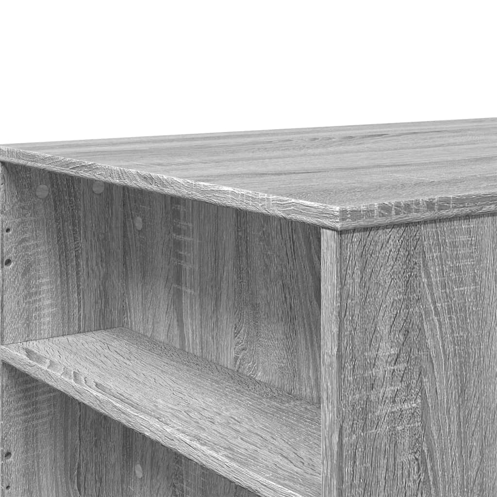 Table basse sonoma gris 102x55x42 cm bois d'ingénierie - XIOS
