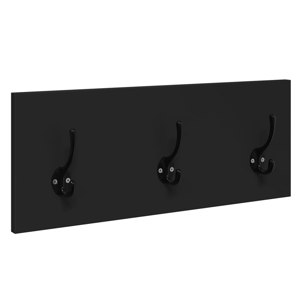 Ensemble de meubles de couloir 4 pcs noir bois d'ingénierie - XIOS