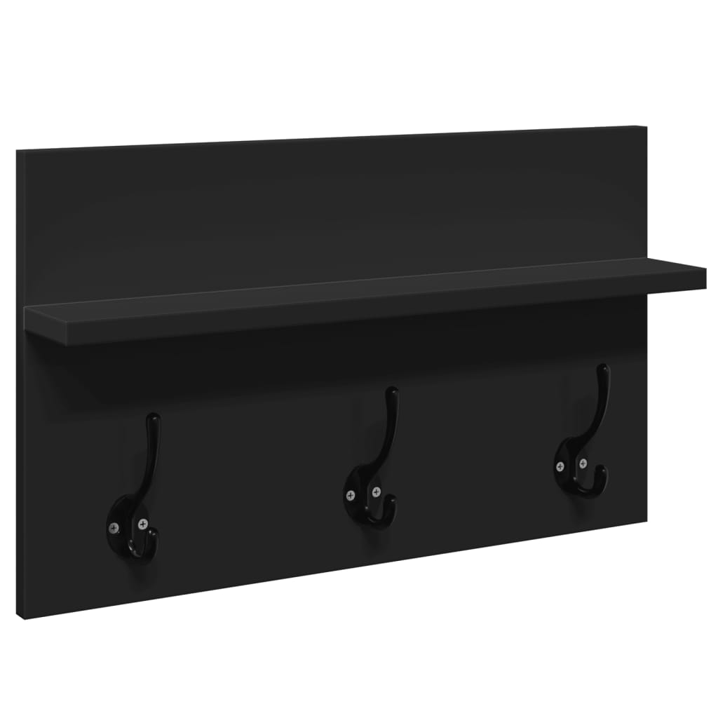 Ensemble de meubles de couloir 4 pcs noir bois d'ingénierie - XIOS