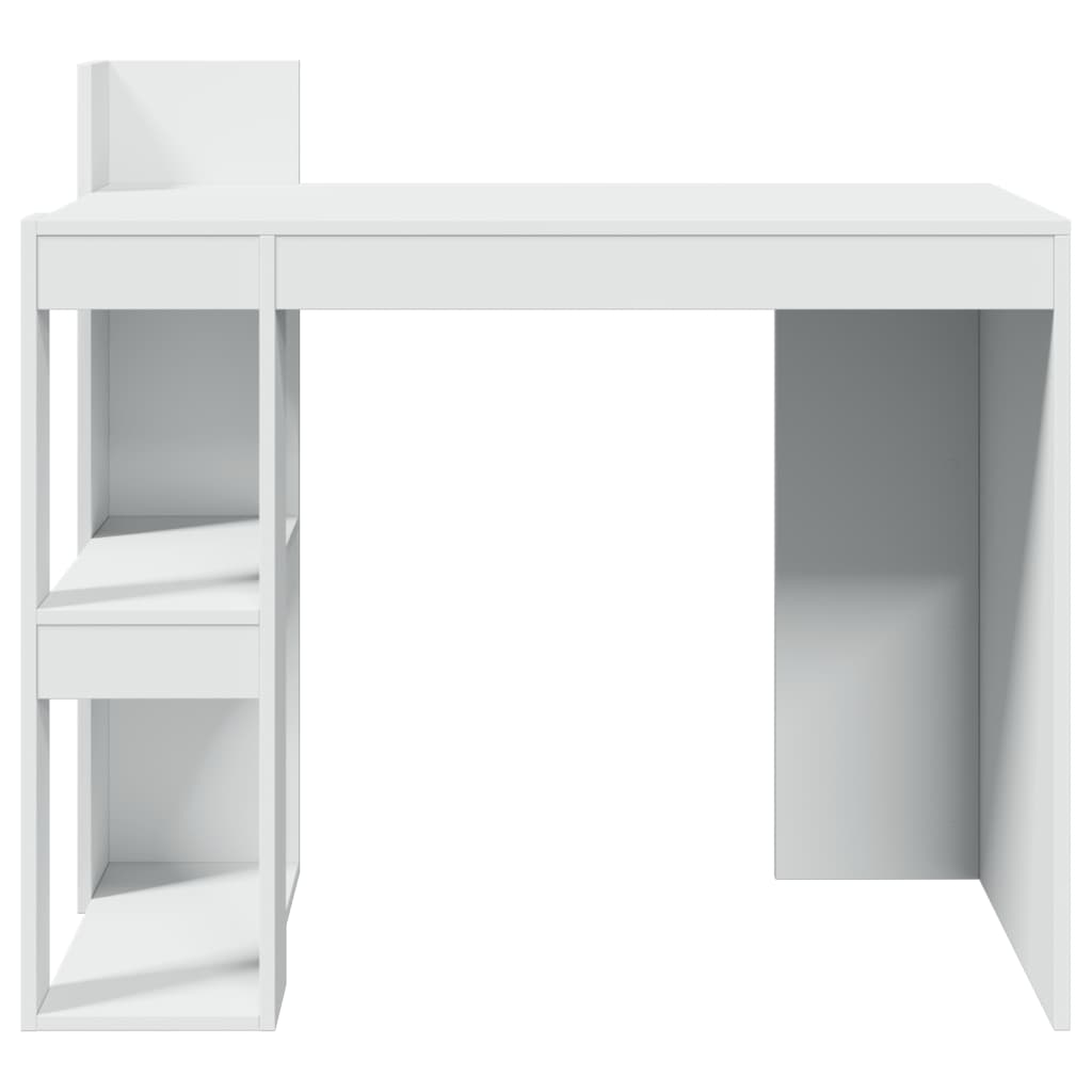 Bureau blanc 103,5x56,5x94 cm bois d'ingénierie - XIOS