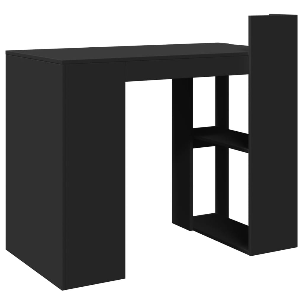 Bureau noir 103,5x56,5x94 cm bois d'ingénierie - XIOS