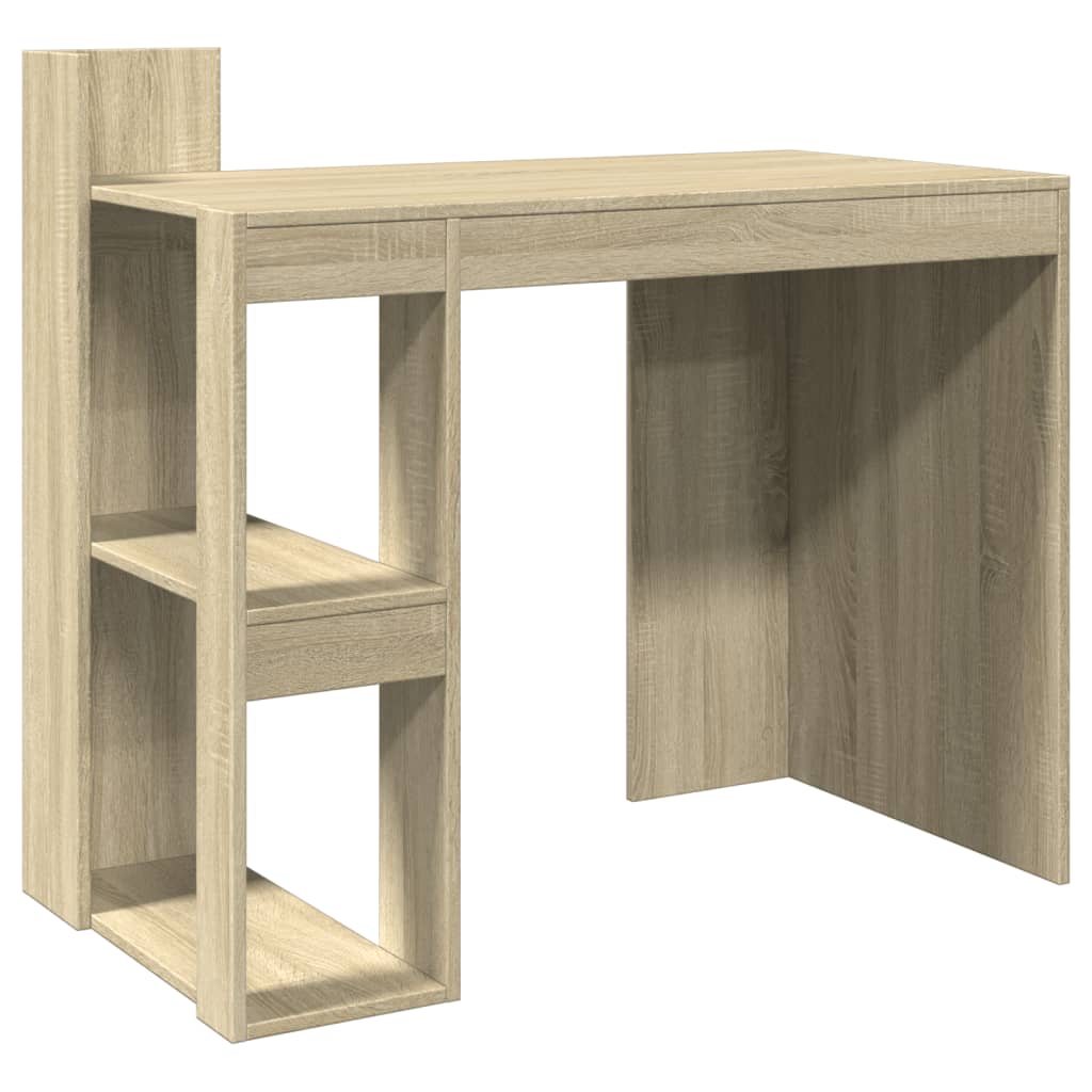 Bureau chêne sonoma 103,5x56,5x94 cm bois d'ingénierie - XIOS